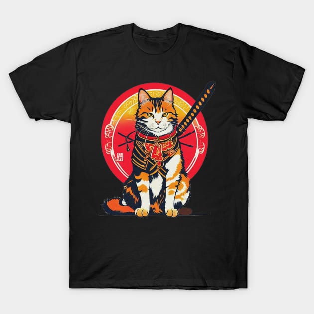 Cat Ronin T-Shirt by deniadrian